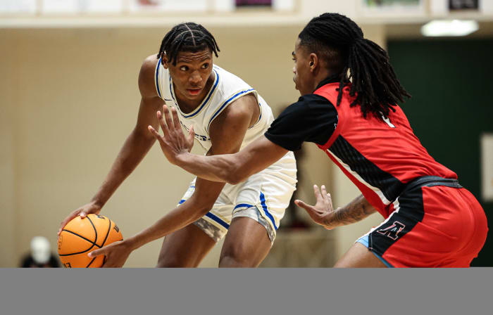 McEachern star Ace Bailey, left, will be playing for Rutgers next season.